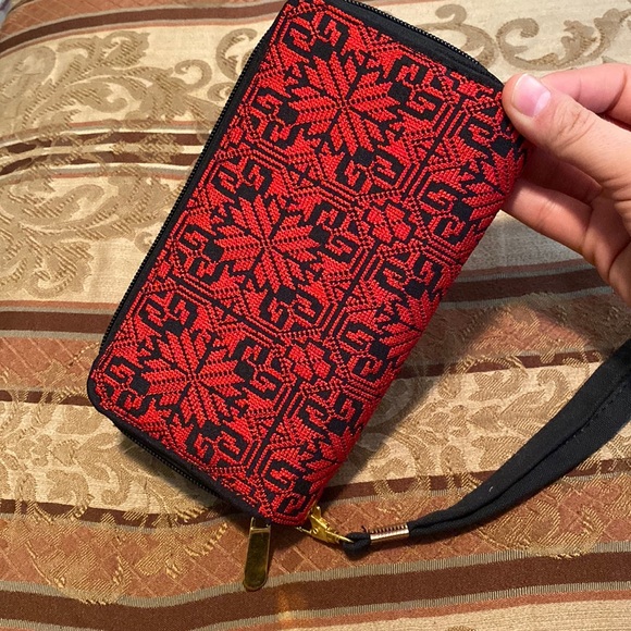tatreez Handbags - Hand wallet traditional stitching